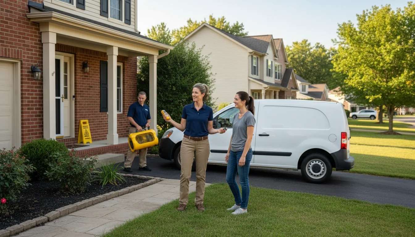 Residential water damage restoration in Goldsboro, NC